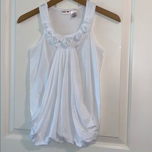 White Dressy Tank